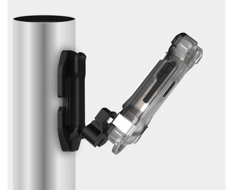 Armytek Zippy Keychain Flashlight Extended Set (Grey Onxy) | Armytek