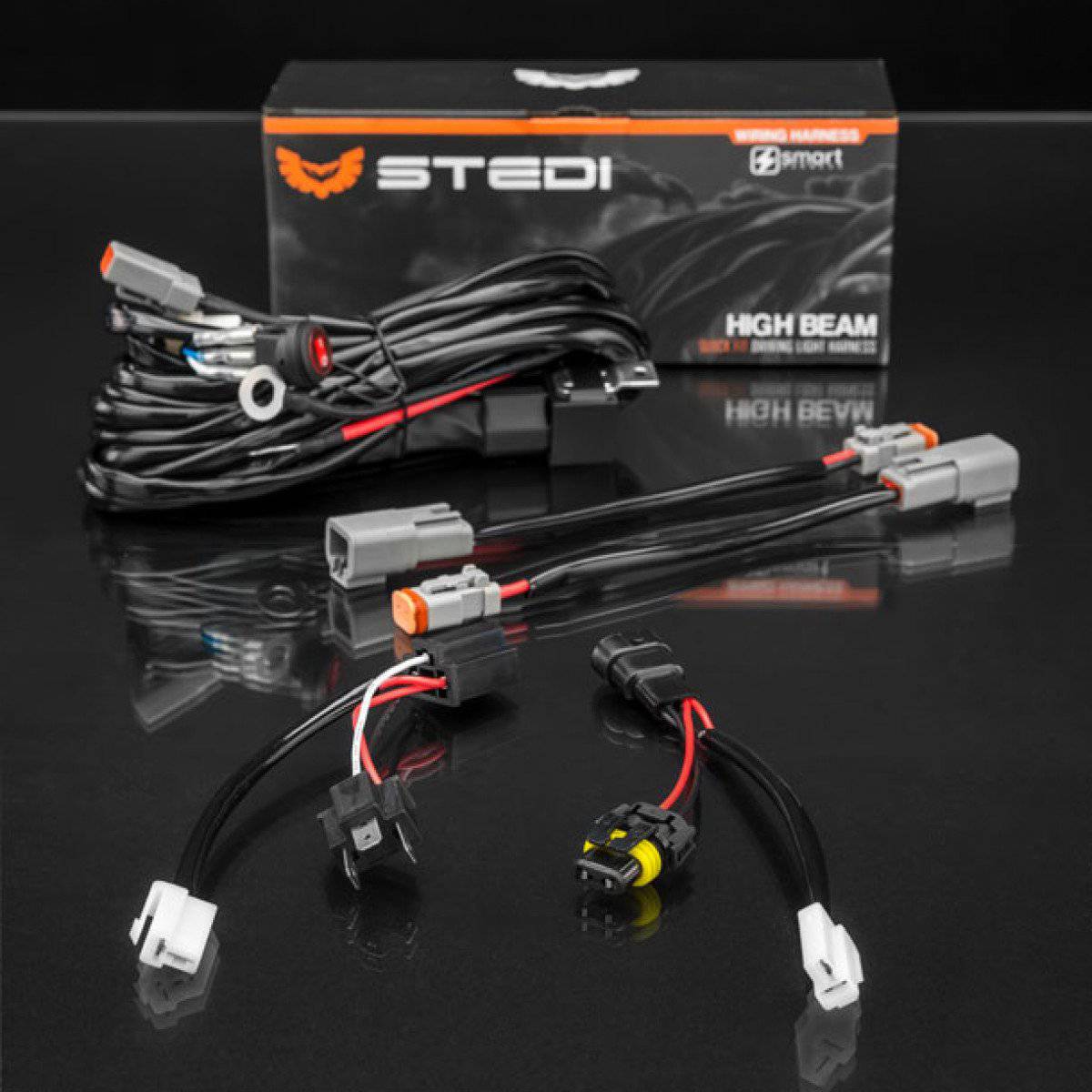 Stedi Plug & Play High Beam Driving Light Wiring Smart Harness™ - Dual