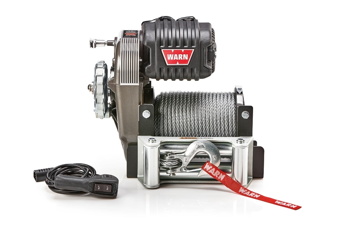 Warn 88631 M8274-70 12V High Mount Winch 38m Steel Rope