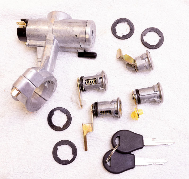 Ignition Lock Barrel & Switch with 3 Door Locks for Nissan Patrol GQ Y60