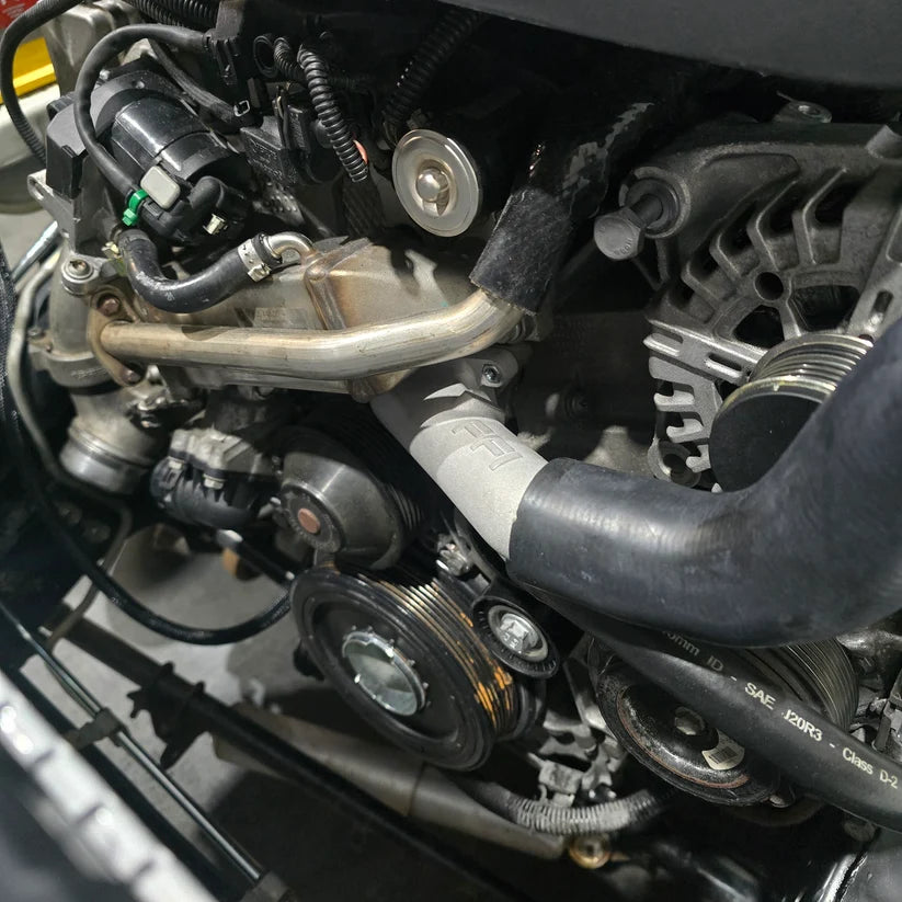 Fusion Fab BMW N57 Top Aluminium Radiator Hose Outlet