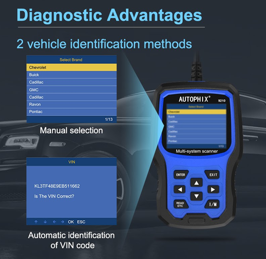 Autophix 9210 Holden / GM Vehicles OBDII Professional Diagnostic Tool