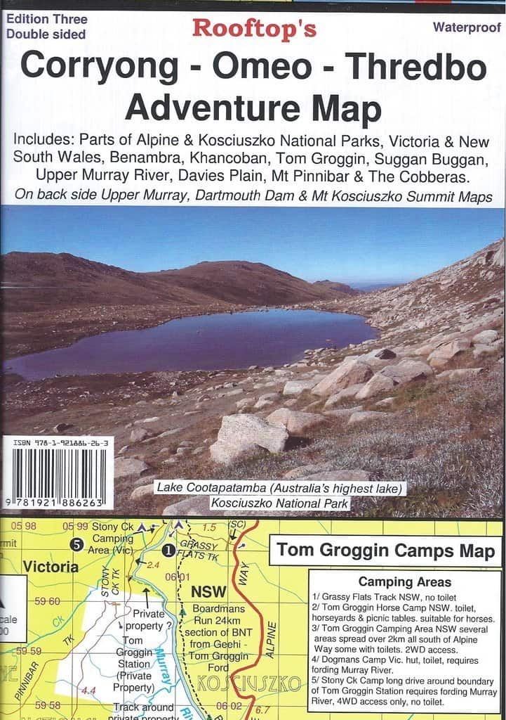 Rooftop's Corryong Omeo Thredbo Adventure Map