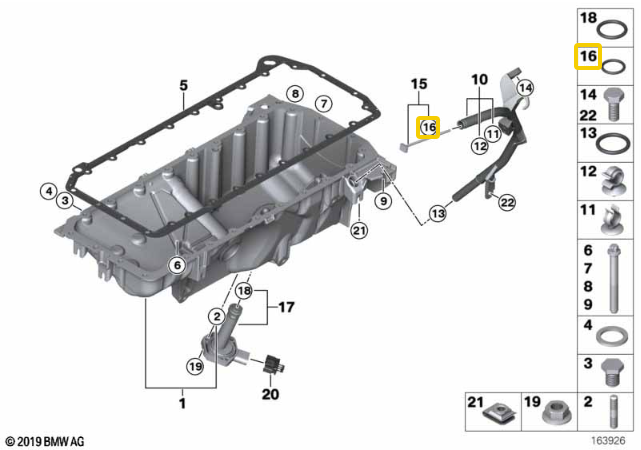 Genuine BMW Engine Oil Dipstick Seal for M57N & M57N2 - BMW 11431717666