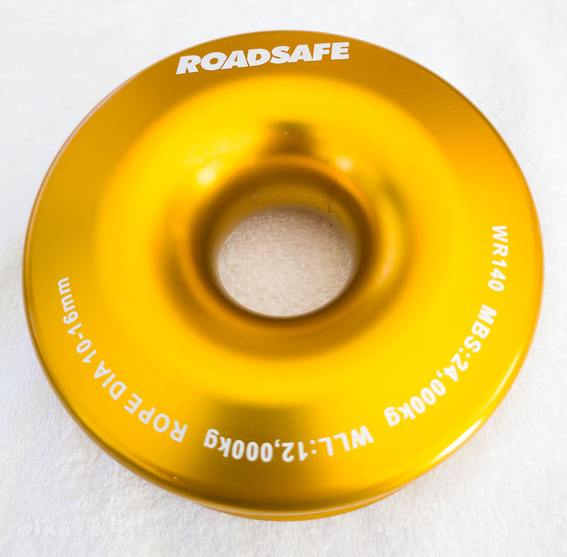 Roadsafe 4wd Recovery Winch Ring 140mm WLL 12,000kg - Yellow