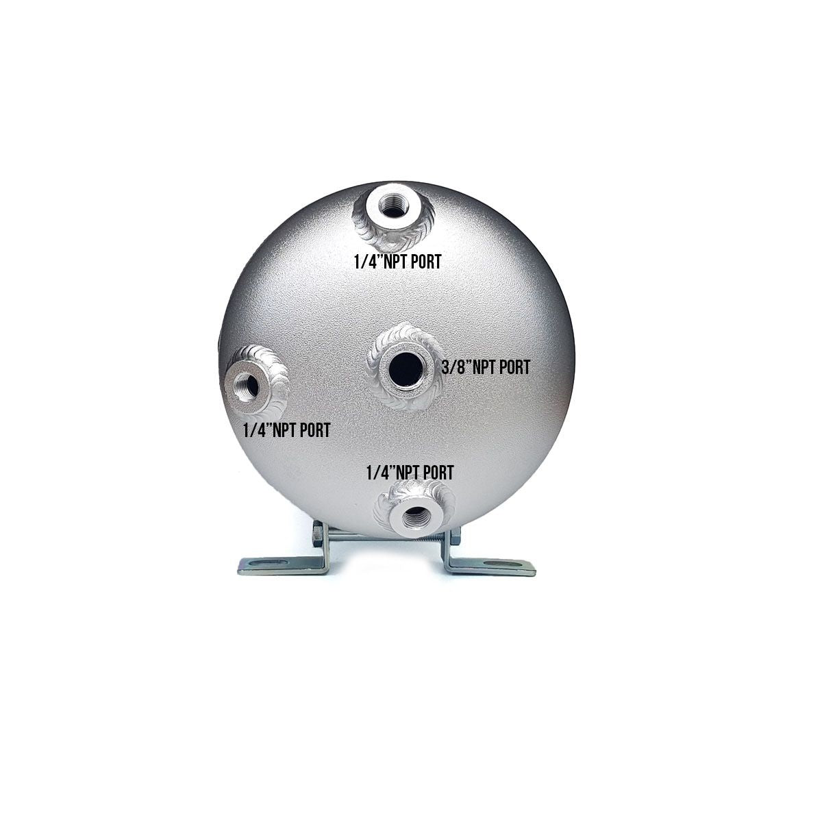 Boss Air Alloy 9 Litre Air Tank with 5 Ports