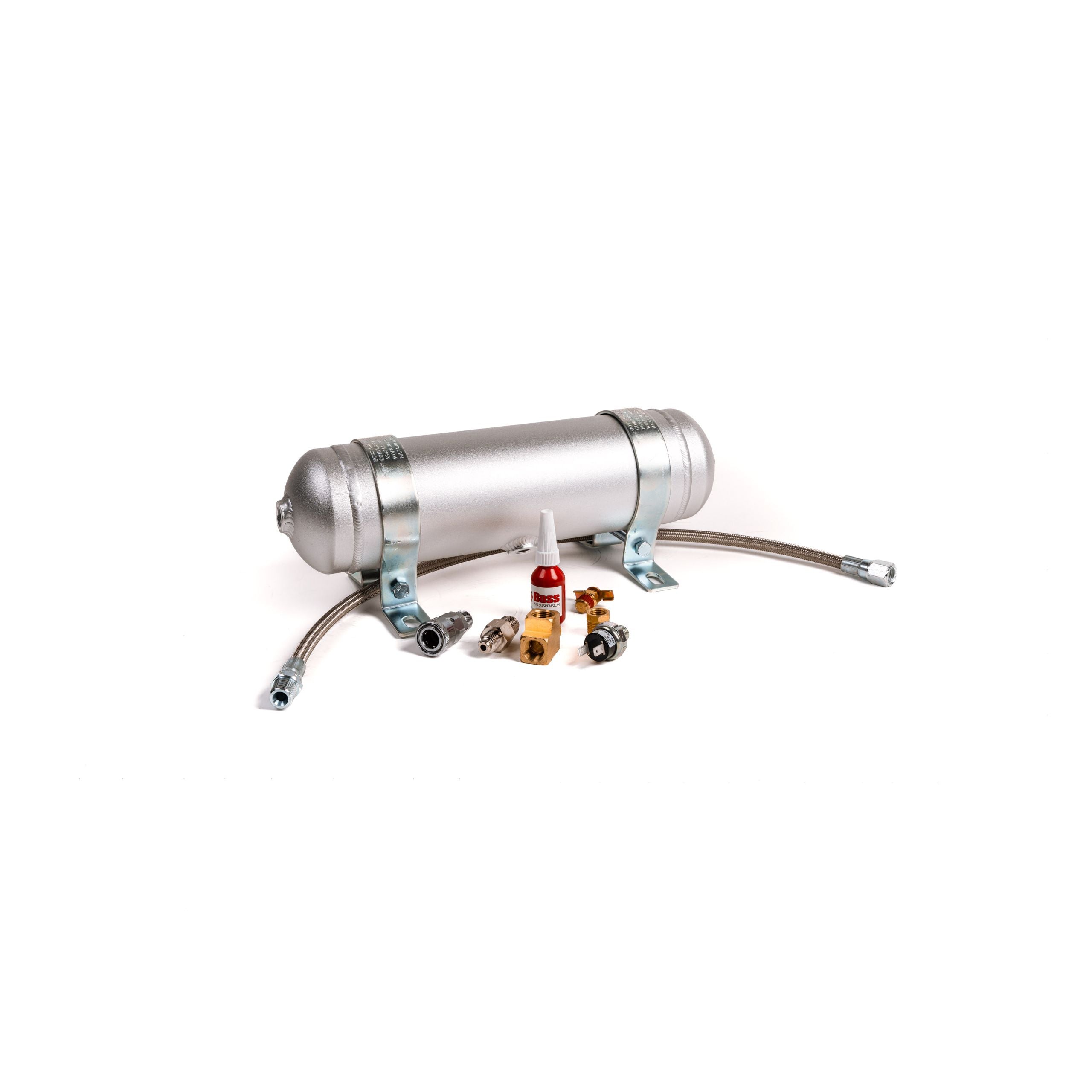 Boss Air Alloy 3 Litre Air Tank with 3 Ports Package