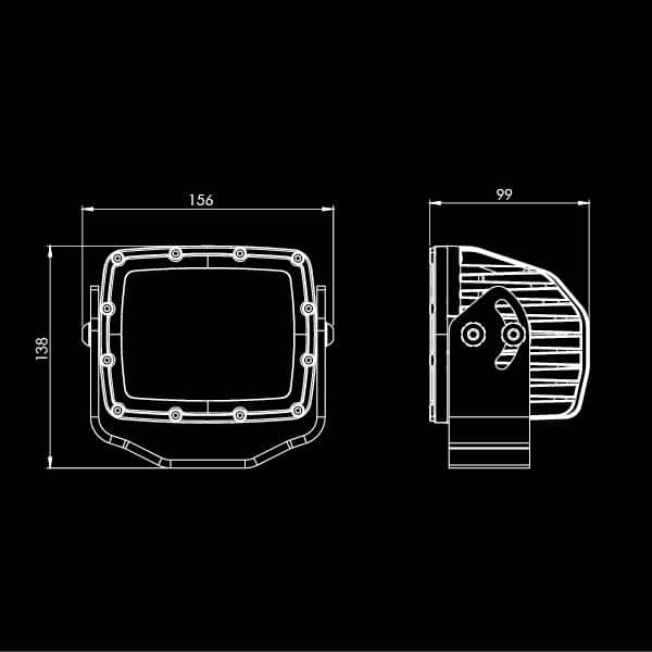 Atom 60 LED Work Lamp | Ultra Vision