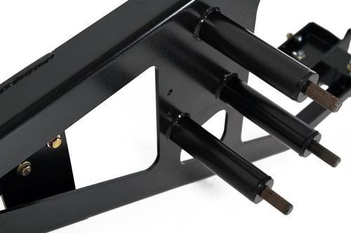 Land Rover Defender Ute/DC Spare Wheel Carrier / With Plate | Front Runner