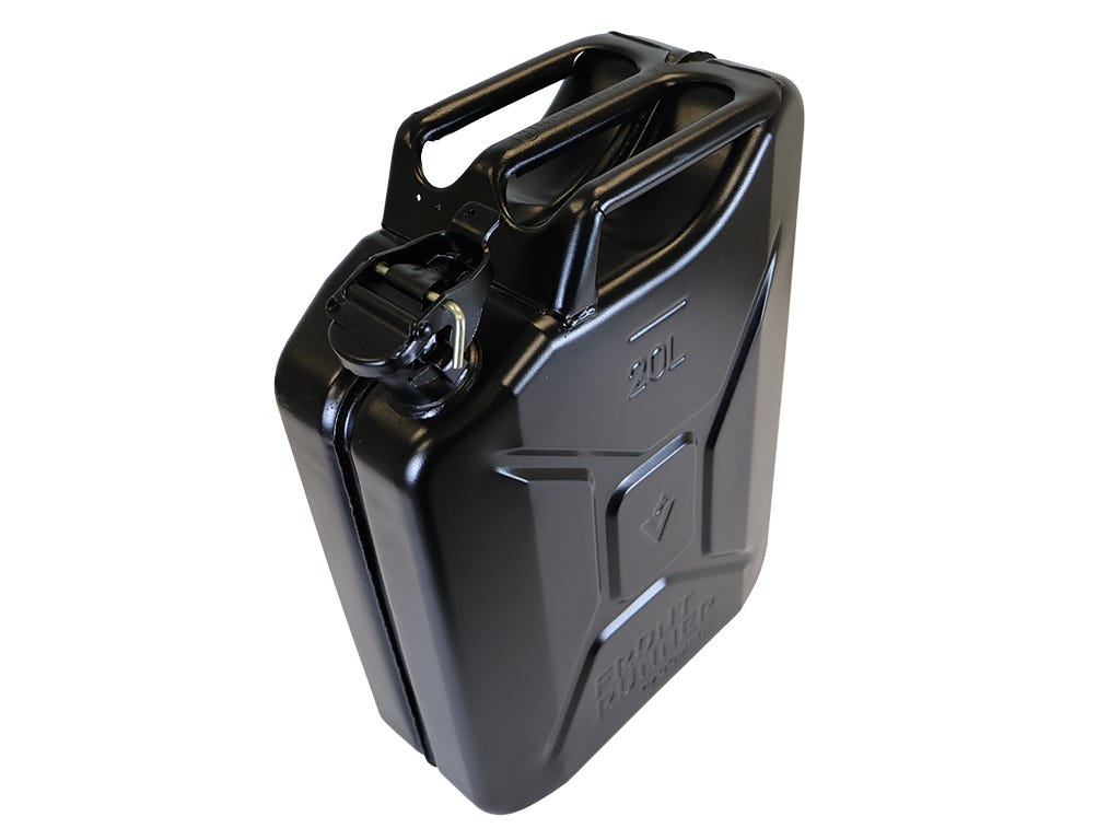 20l Fuel Jerry Can - Black Steel Finish | Front Runner