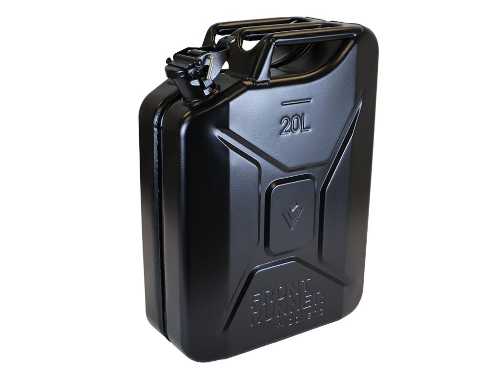 20l Fuel Jerry Can - Black Steel Finish | Front Runner