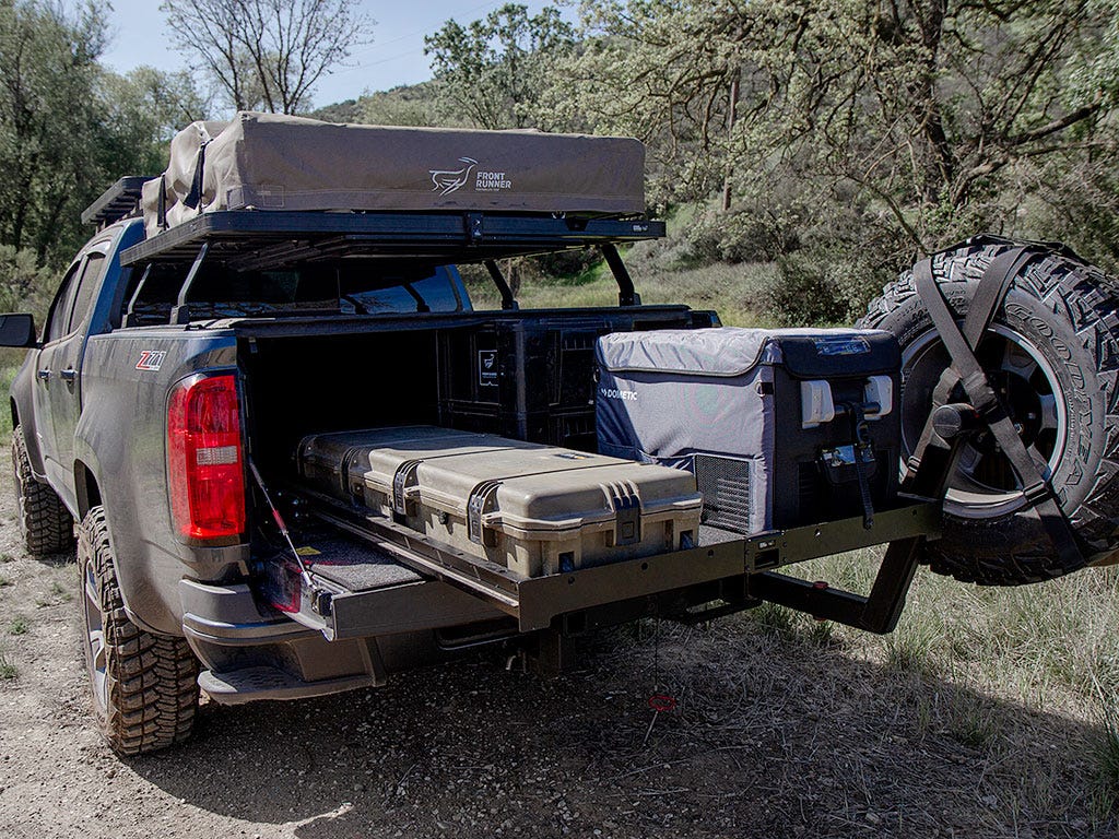 Chevy Colorado Roll Top 5.1' (2015-Current) Slimline II Load Bed Rack Kit | Front Runner