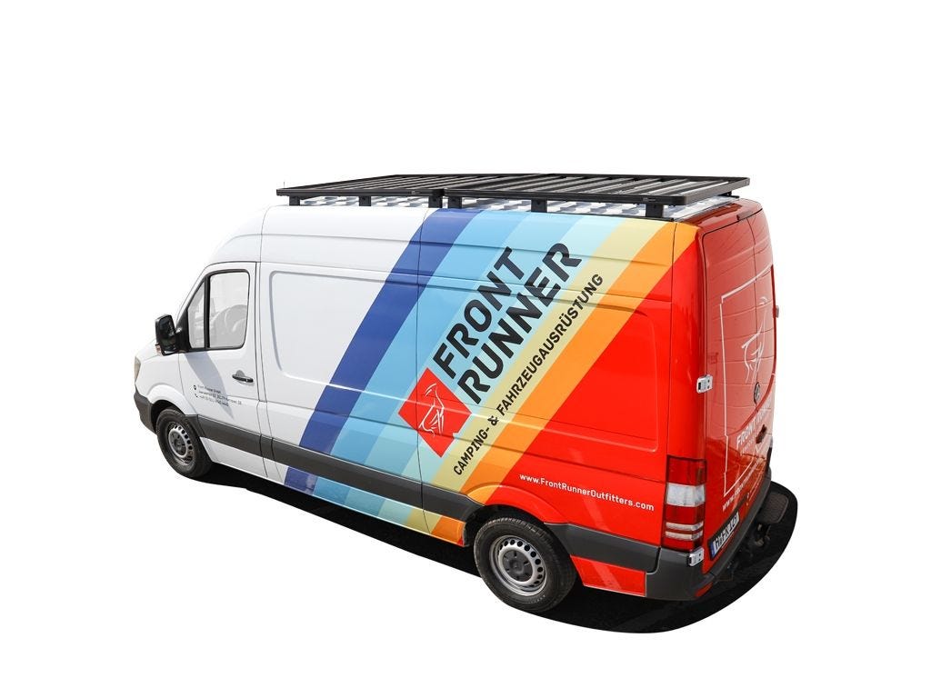 Freightliner Sprinter Van (2007-Current) Slimline II Roof Rack Kit | Front Runner
