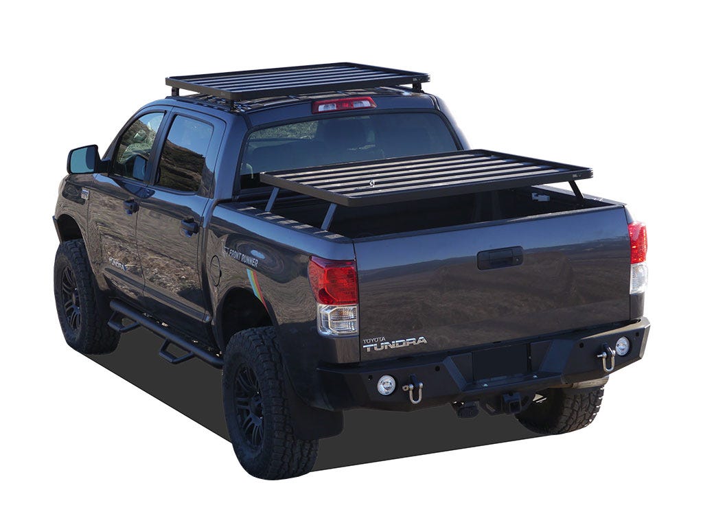 Toyota Tundra DC 4-Door Ute (2007-Current) Slimline II Load Bed Rack Kit | Front Runner