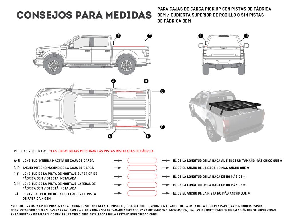 Ute Slimline II Load Bed Rack Kit / 1165(W) x 1560(L)