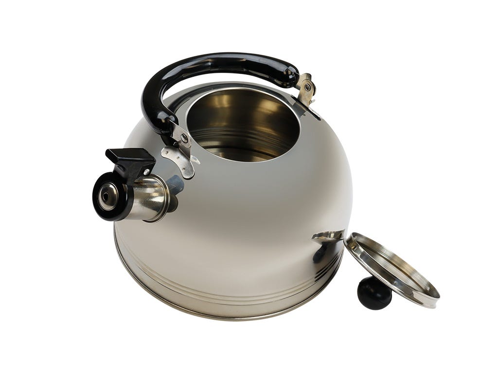 Whistling Kettle (2.5l) / Stainless Steel Metallic Finish | Leisure Quip