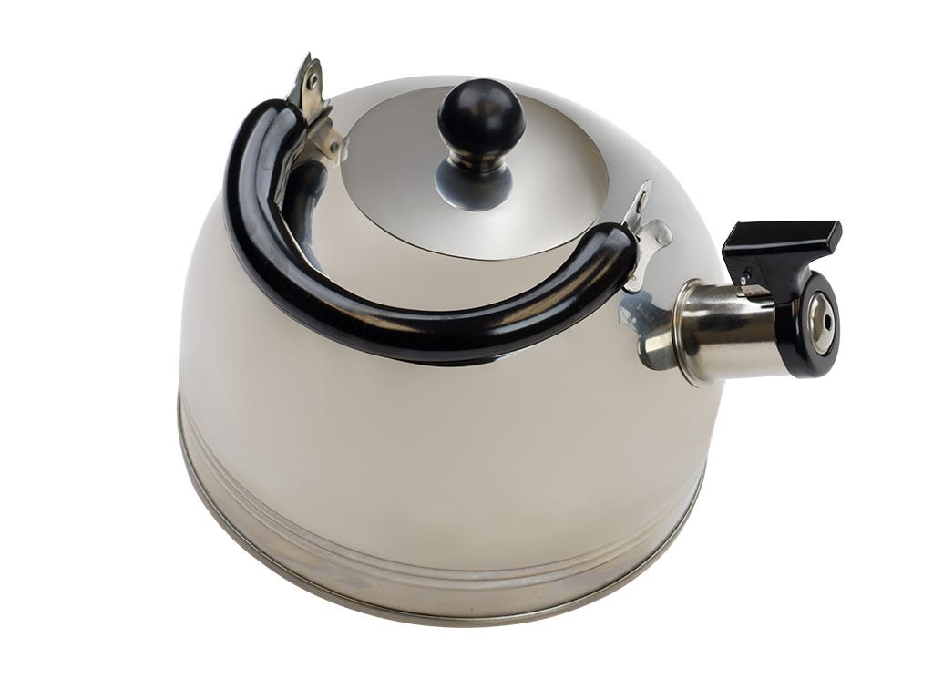 Whistling Kettle (2.5l) / Stainless Steel Metallic Finish | Leisure Quip