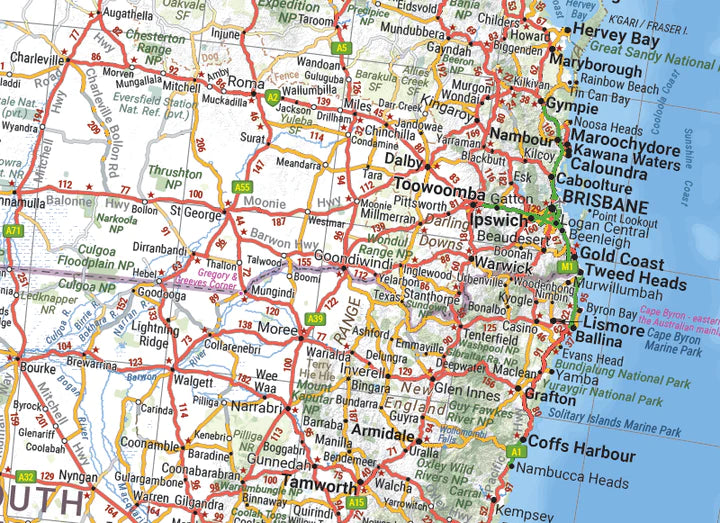Hema Australia Handy Map | Hema