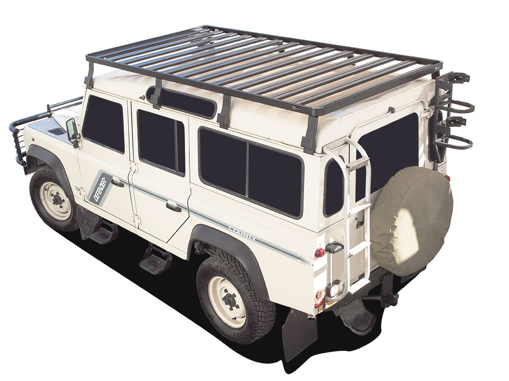 Land Rover Defender 110 (1983-2016) Slimline II Roof Rack Kit / Tall - by Front Runner | Front Runner