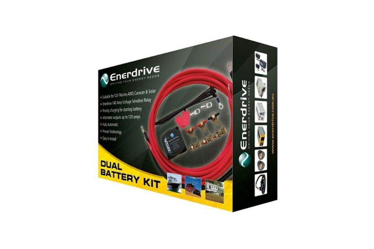 Enerdrive 4x4 Dual Battery Kit - 12v - 140A 12v Voltage Sensitive Relay | Enerdrive