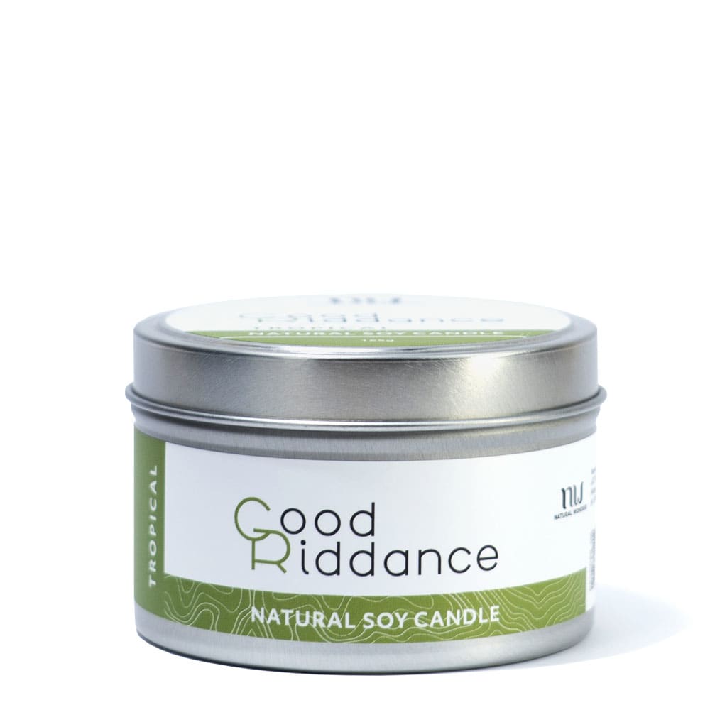 Good Riddance Tropical Candle Tin by Natural Wonders | Good Riddance