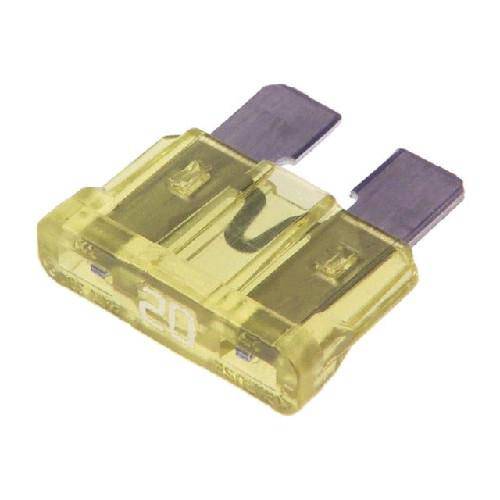 Narva Standard Blade Fuses - 20A (5 Pack) - YELLOW | Narva