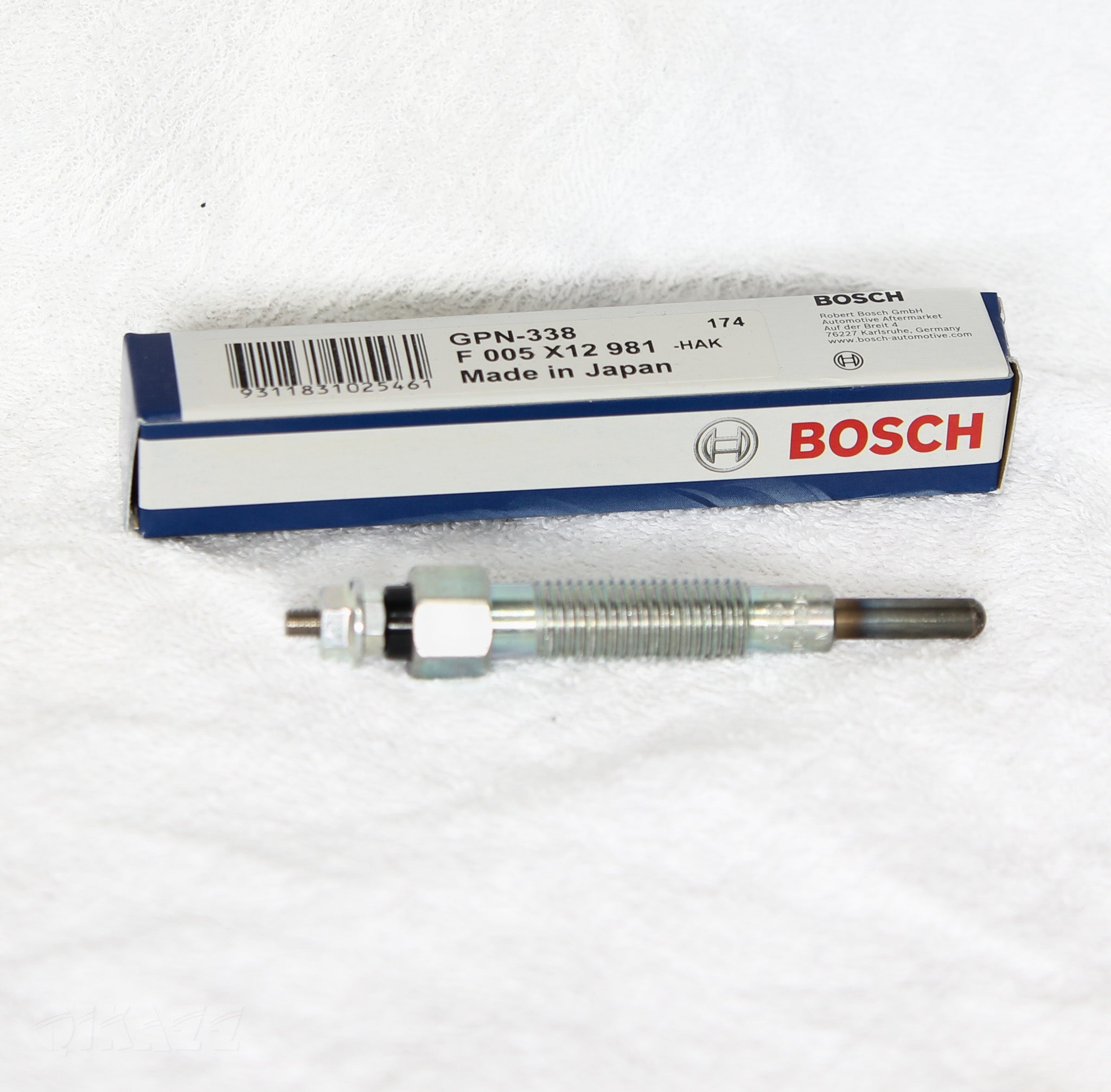 Genuine Bosch Glow Plug to suit Nissan Patrol TD42 - GPN-338 | Bosch