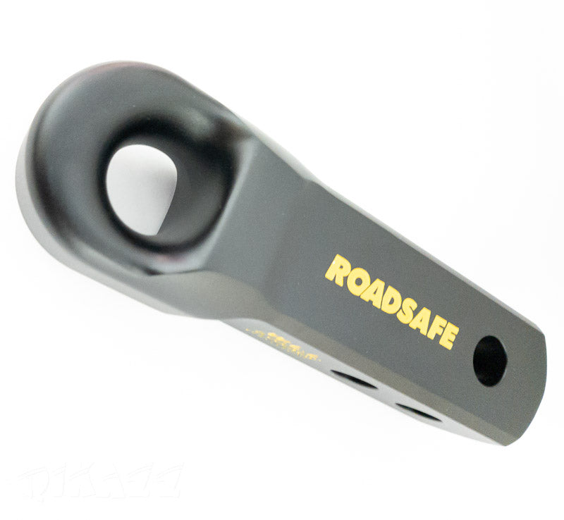 Roadsafe 4wd Alloy Recovery Hitch - Black - Soft Shackle Compliant