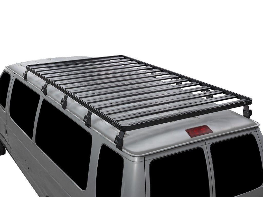 Ford E150/E250/E350 Extended Cab (1992-2014) Slimline II 3/4 Roof Rack Kit - by Front Runner | Front Runner