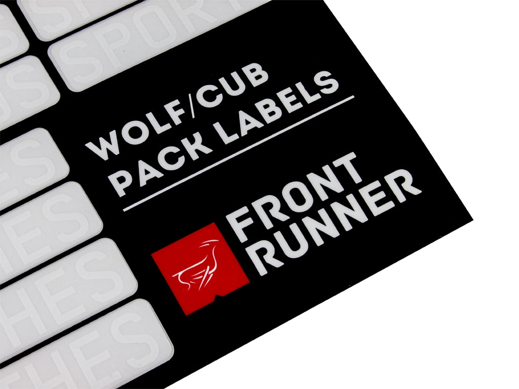 Wolf/Cub Pack Campsite Organizing Labels - by Front Runner | Front Runner