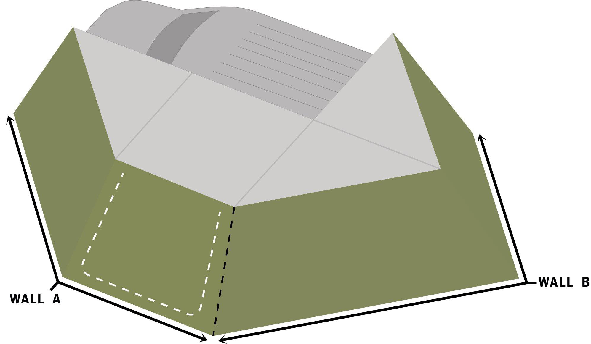23Zero Falcon 270 Awning - Free Standing - LHS | 23Zero