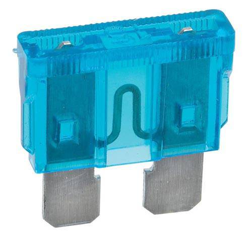 Narva Standard Blade Fuses - 15A (5 Pack) - CYAN | Narva