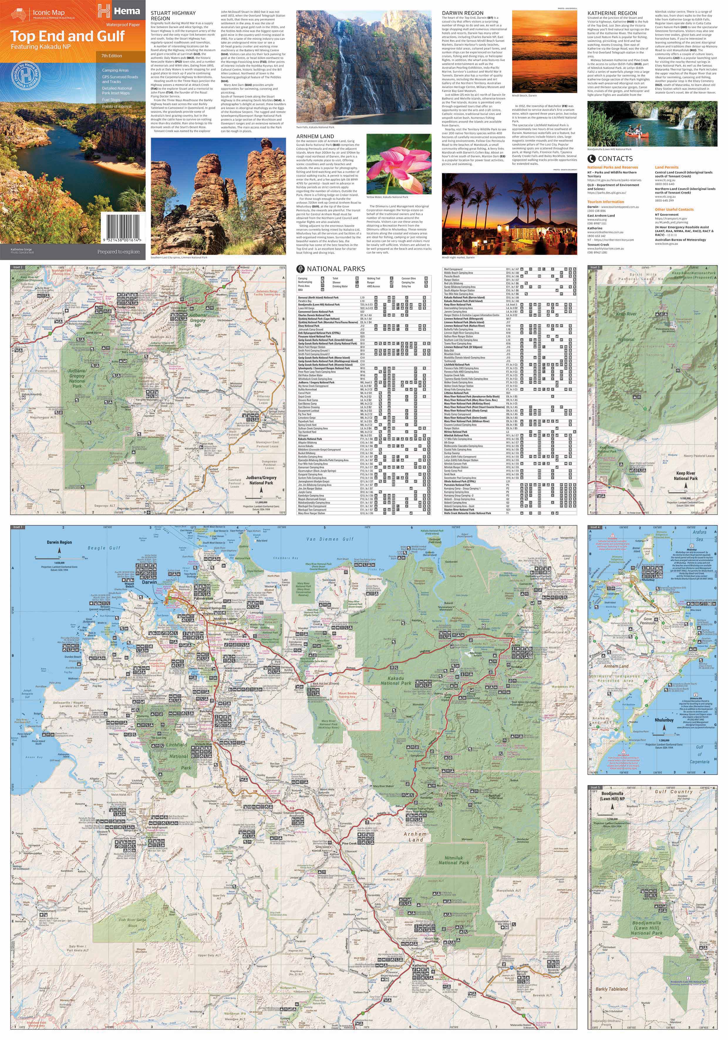 Hema Top End and Gulf Map | Hema