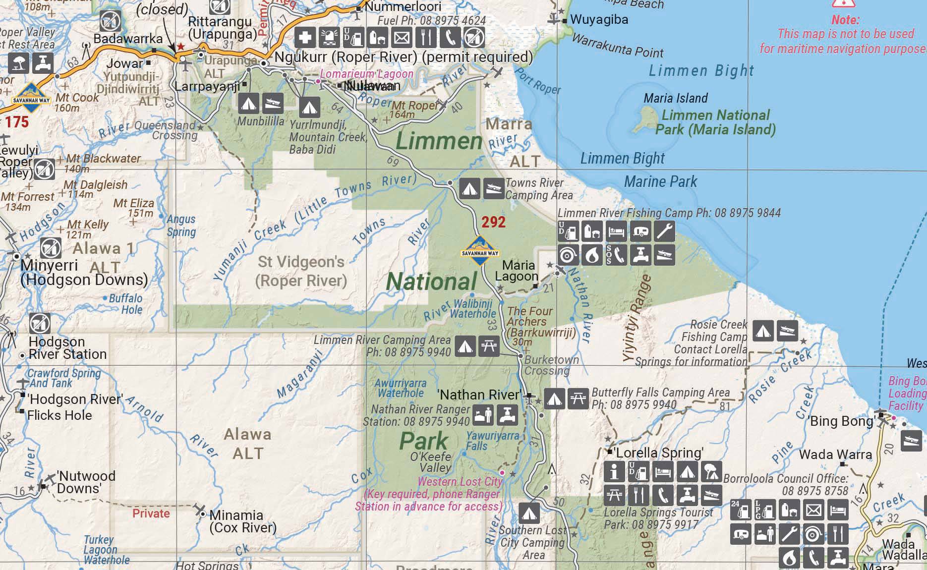 Hema Top End and Gulf Map | Hema