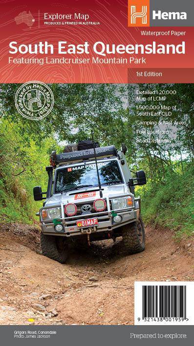 Hema South East Queensland featuring Landcruiser Mountain Park Map | Hema