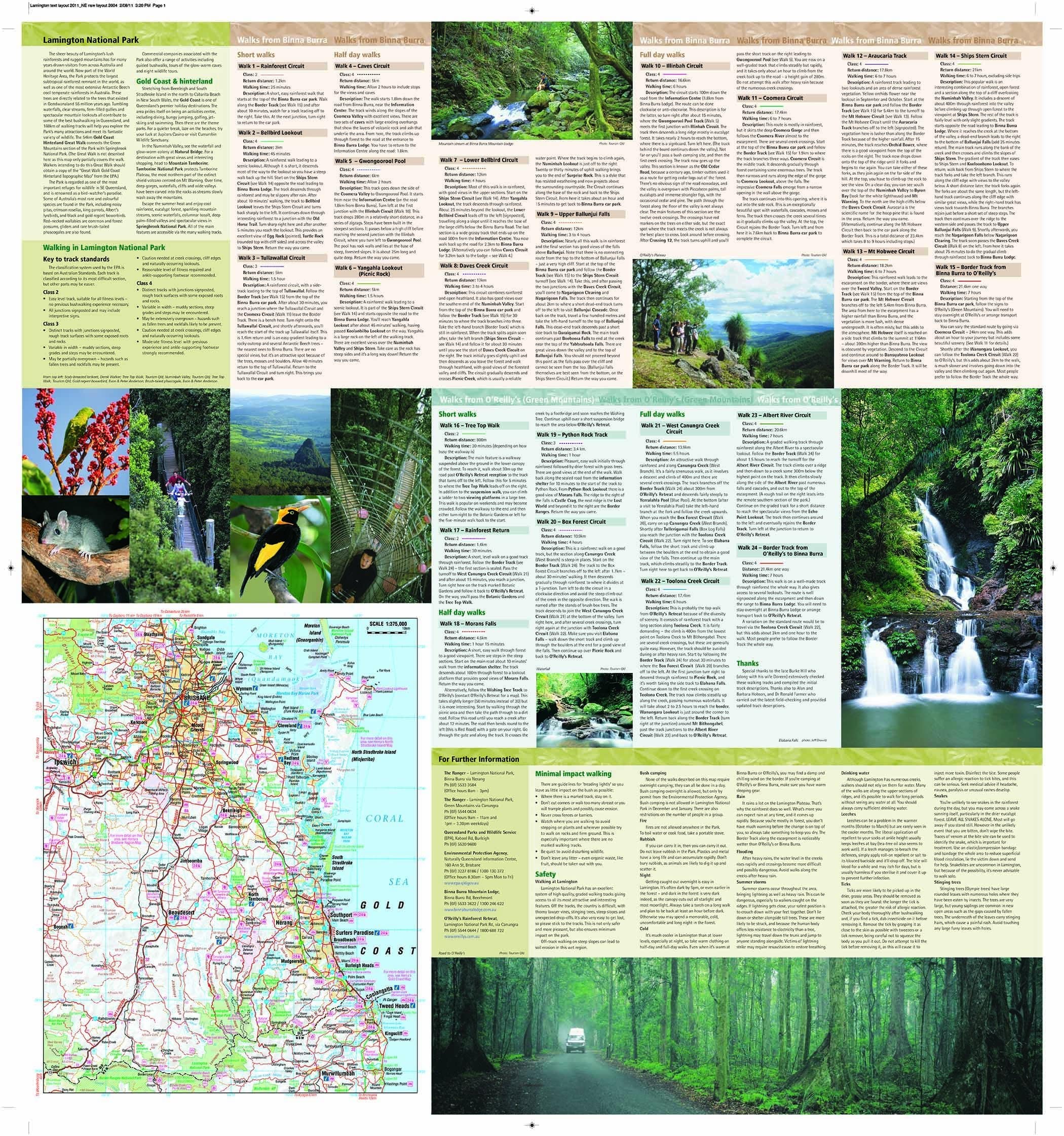 Hema Lamington National Park Map | Hema