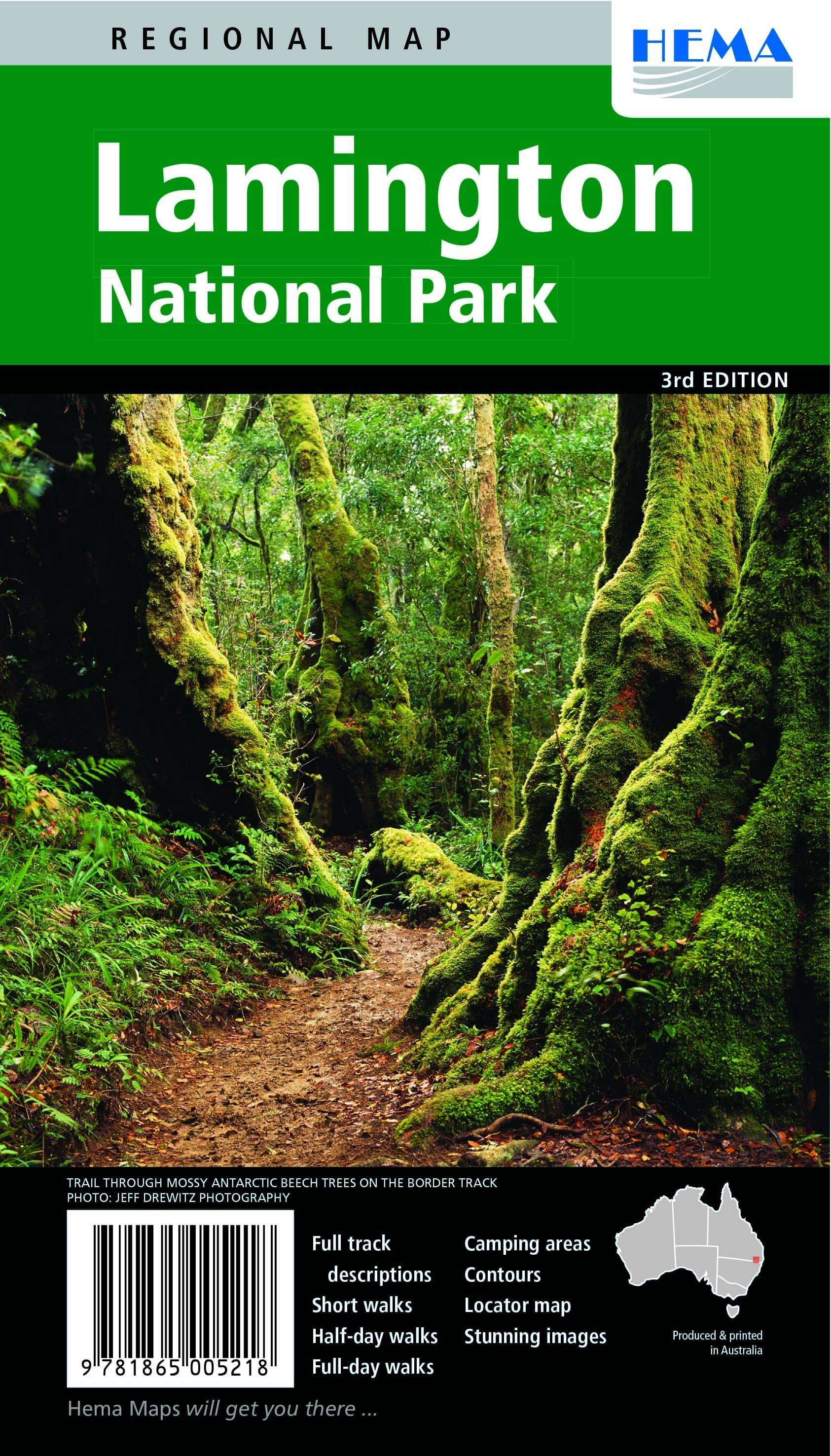 Hema Lamington National Park Map | Hema