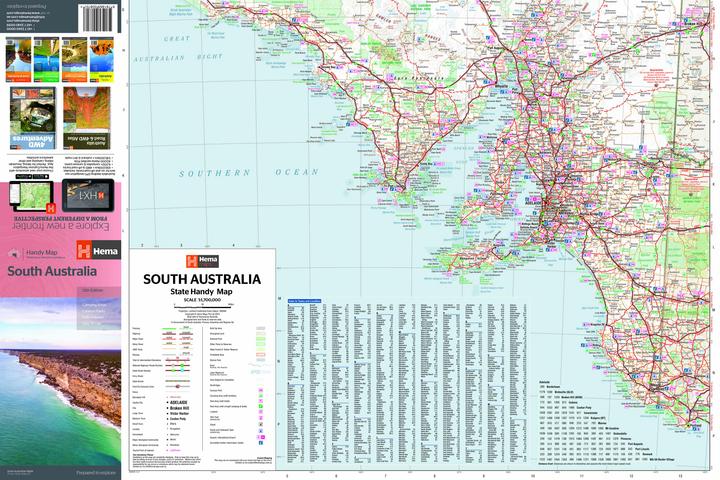 Hema South Australia Handy Map | Hema