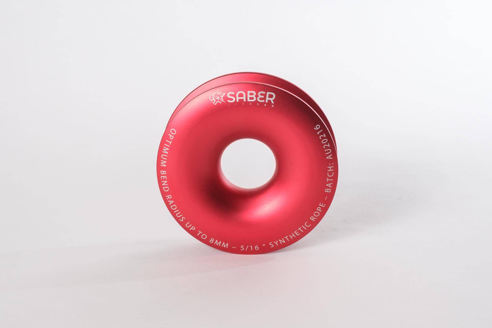 Saber Offroad Mini Ezy-Glide 5,000KG WLL Recovery Ring, Bag + 9000KG SaberPro Soft Shackle | Saber Offroad