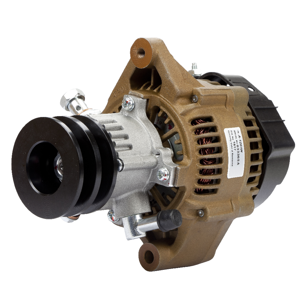 Roadsafe 4wd 100A 12v Alternator High Output E-Coated W/ Vac Pump for Toyota Hilux LN Models 3l & 5l | Roadsafe