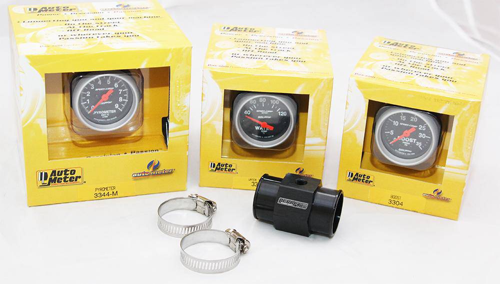 Autometer Water, Boost, EGT Gauge Kit for Nissan Patrol GQ GU | Autometer