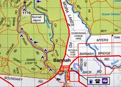 Hayman's Barmah - Shepparton - Deniliquin | Hayman's Maps