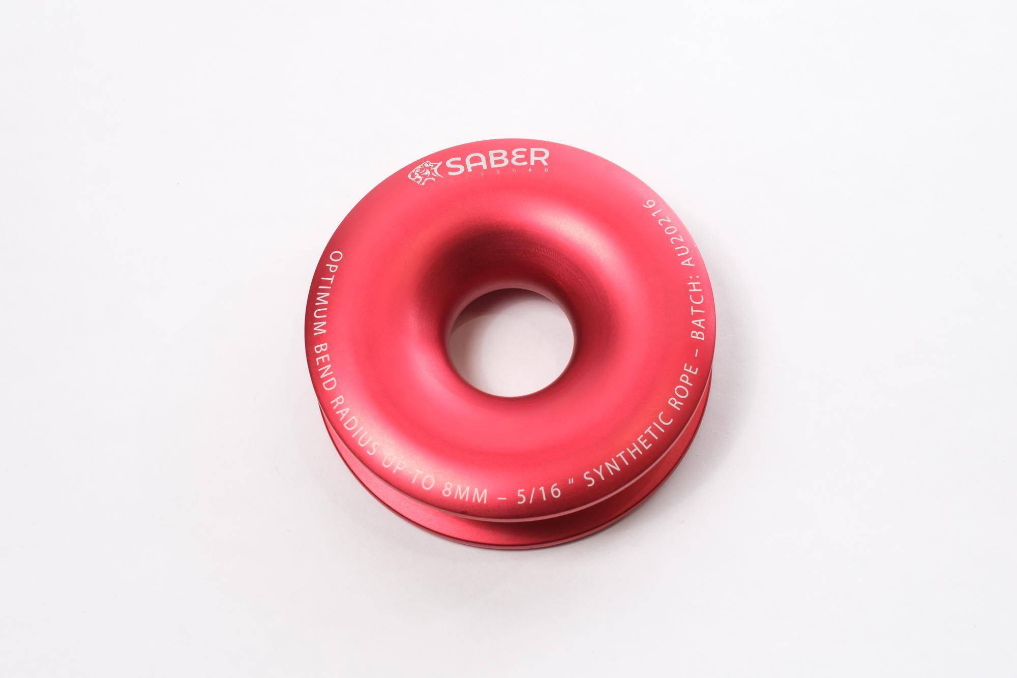 Saber Offroad Mini Ezy-Glide 5,000KG WLL Recovery Ring, Bag + 9000KG SaberPro Soft Shackle | Saber Offroad
