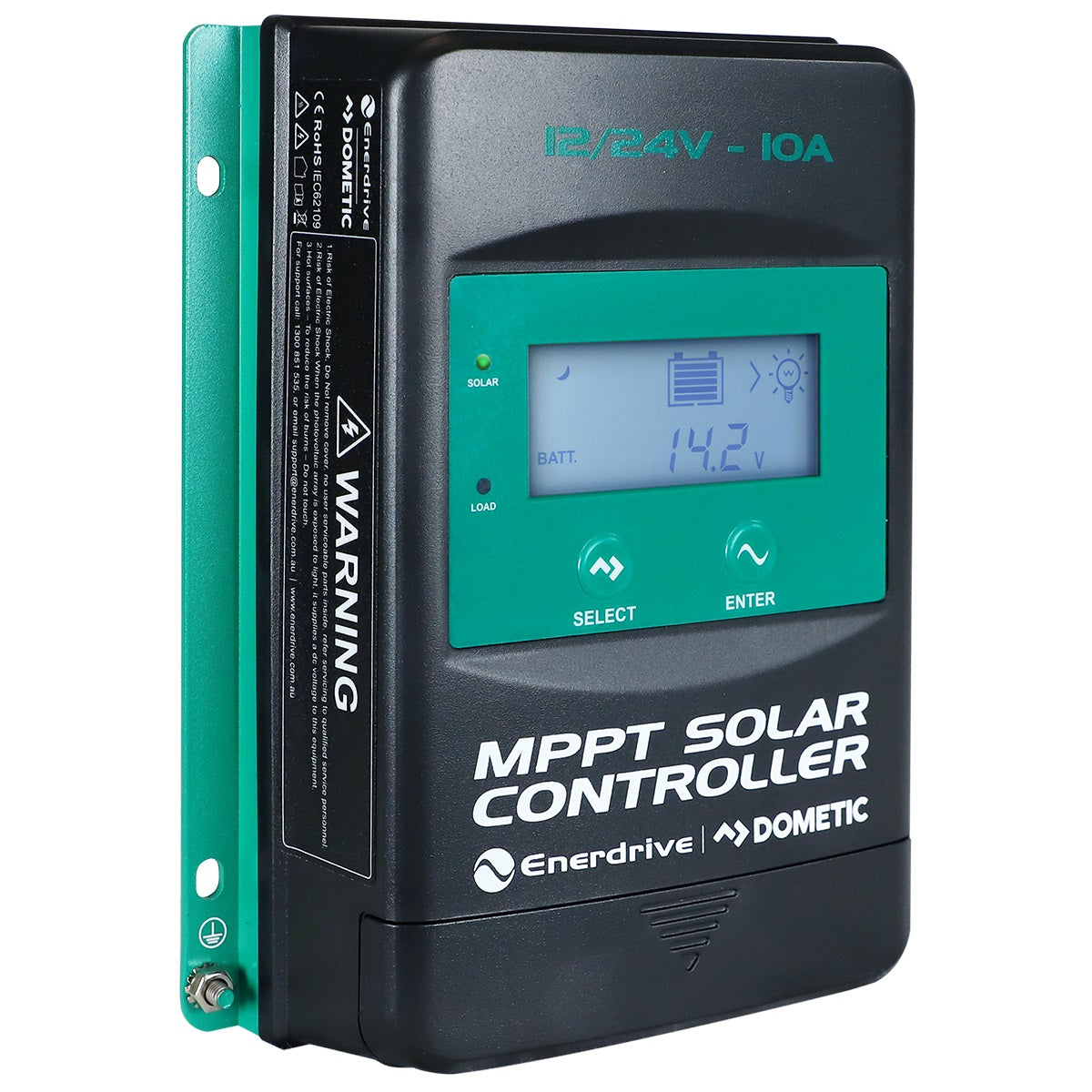 Enerdrive 10A MPPT Solar Charge Controller 12/24v with Display - EN43510 | Enerdrive
