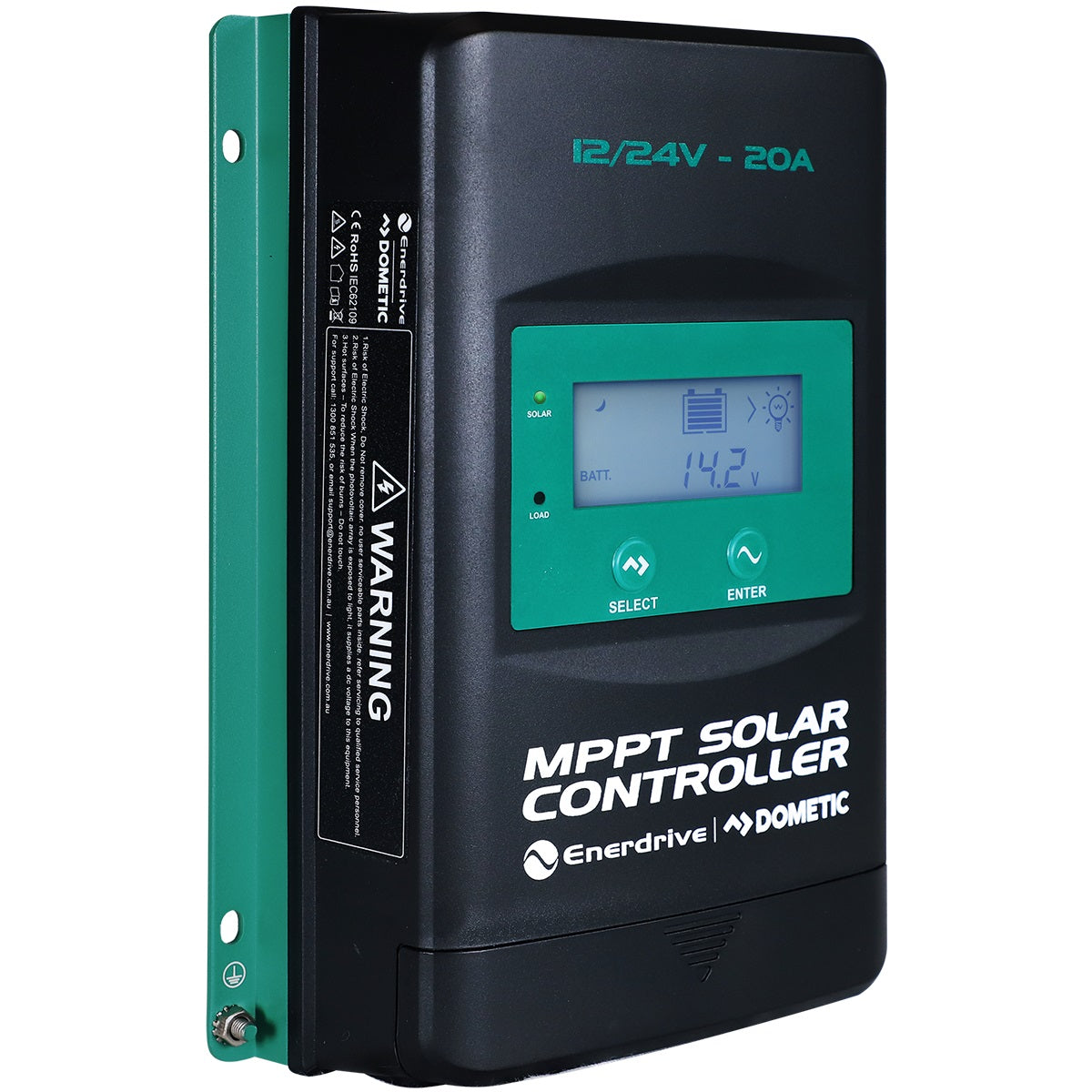 Enerdrive 20A MPPT Solar Charge Controller 12/24v with Display - EN43520 | Enerdrive