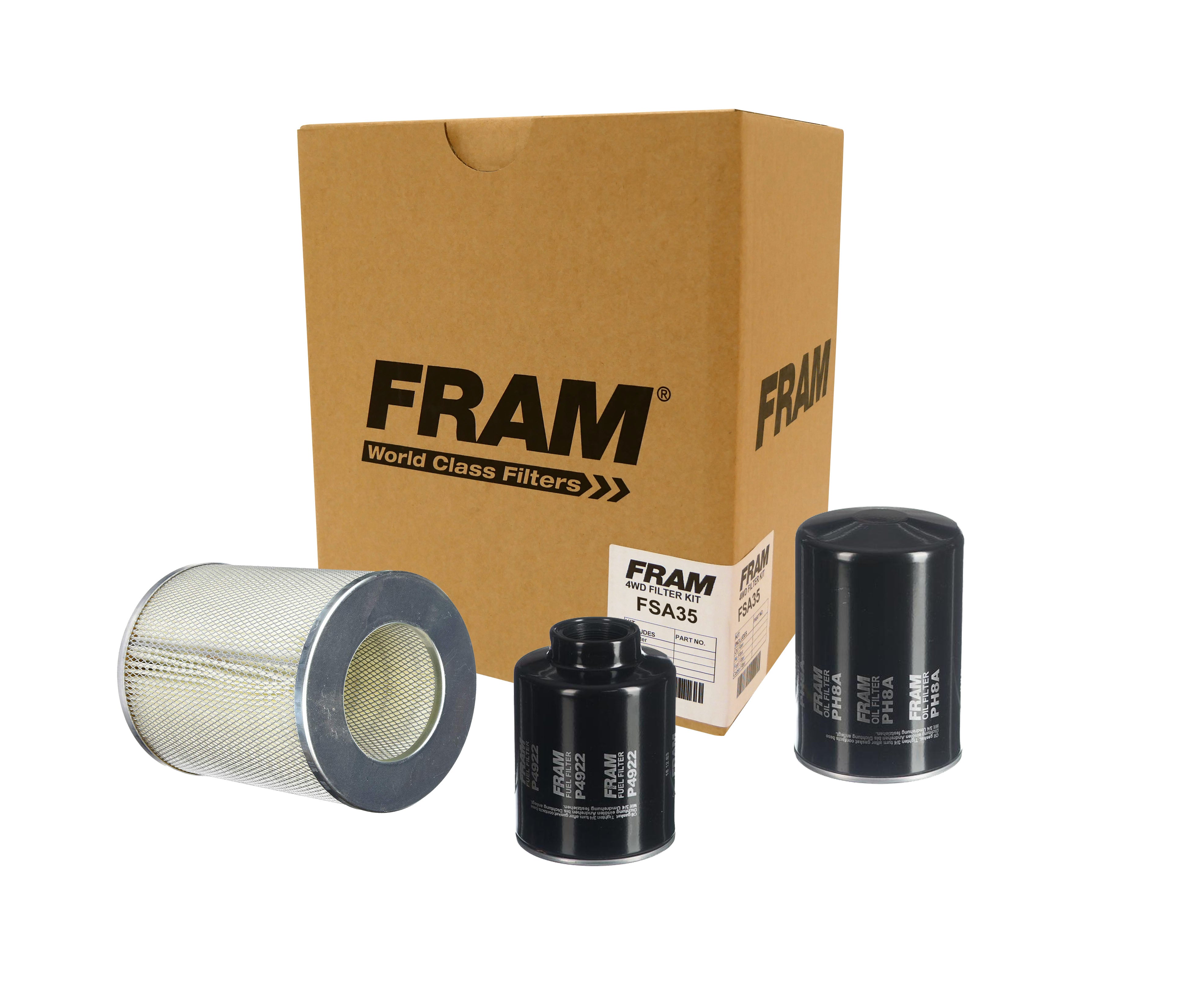 FRAM 4wd Filter Kit for Toyota Hilux LN86, 106, 107 & 111 10/88-../97 | FRAM