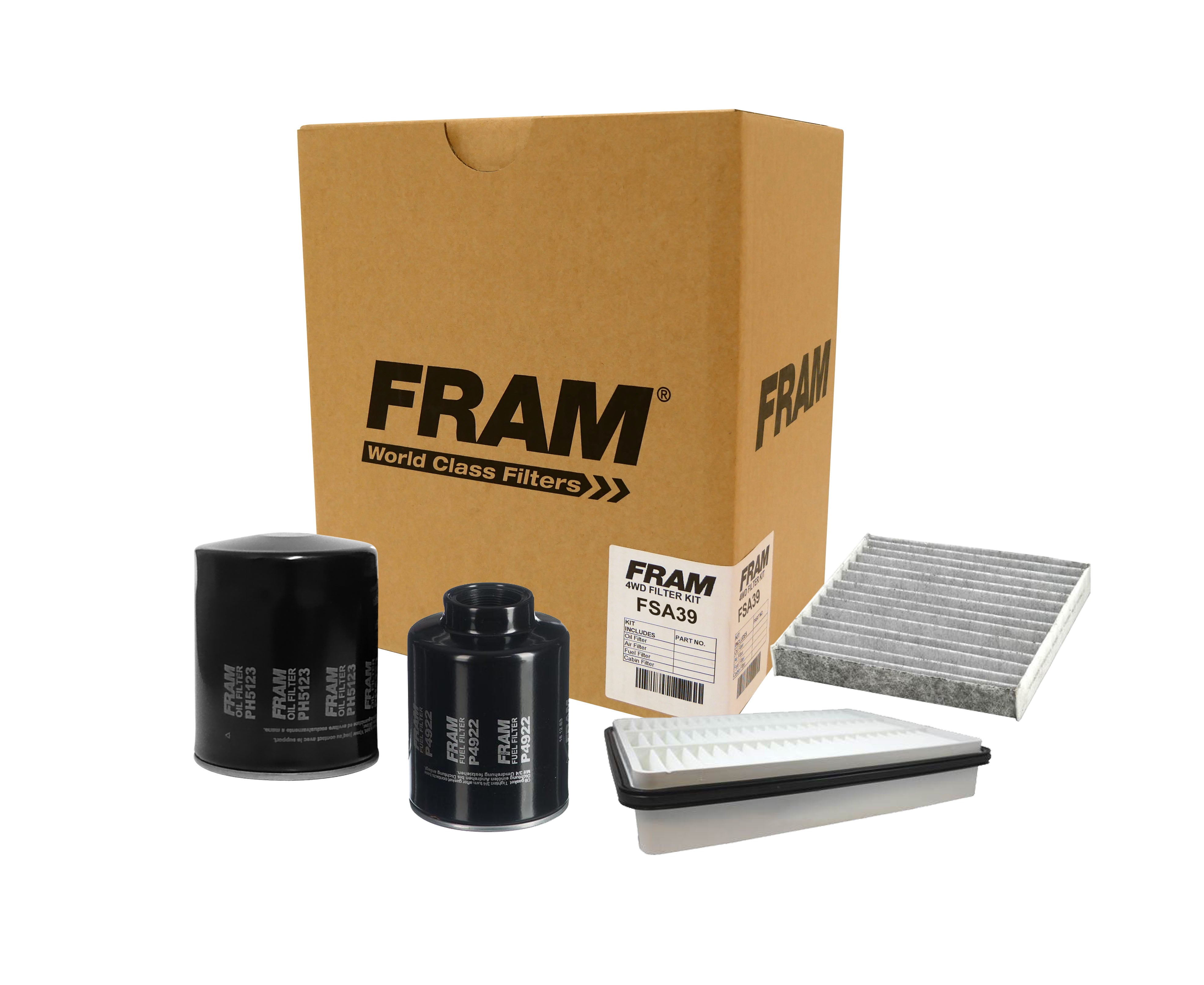 FRAM 4wd Filter Kit for Toyota Landcruiser Prado KZJ120R | FRAM