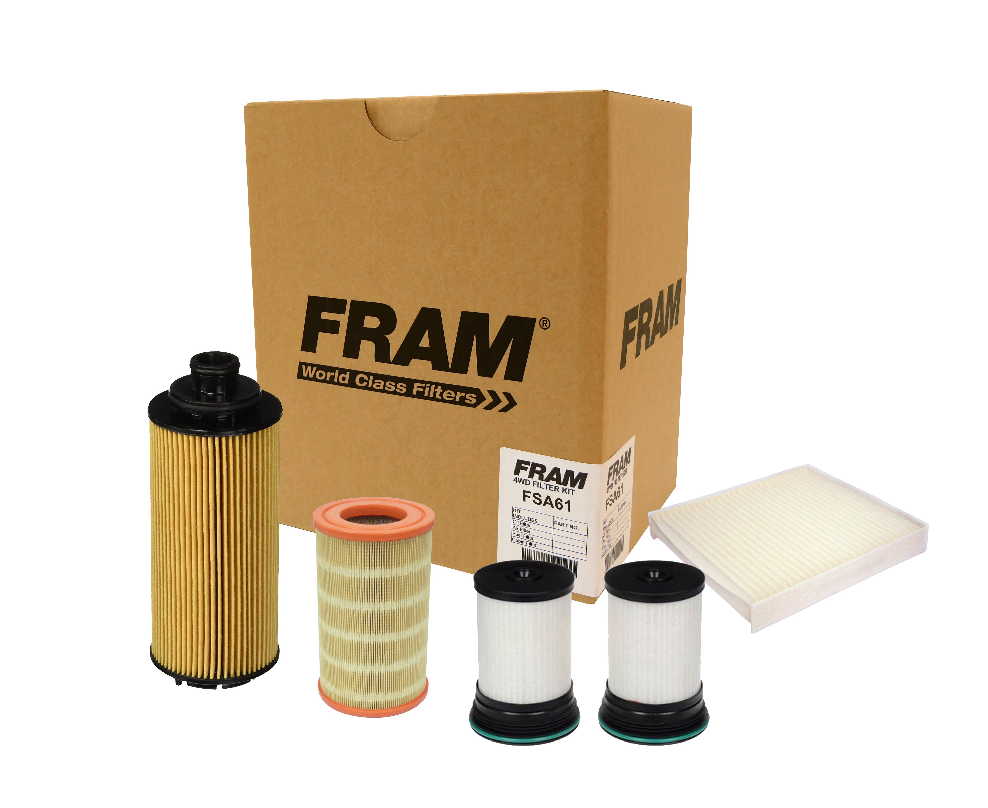 FRAM 4wd Filter Kit for Holden Colorado RG 12-20 | FRAM