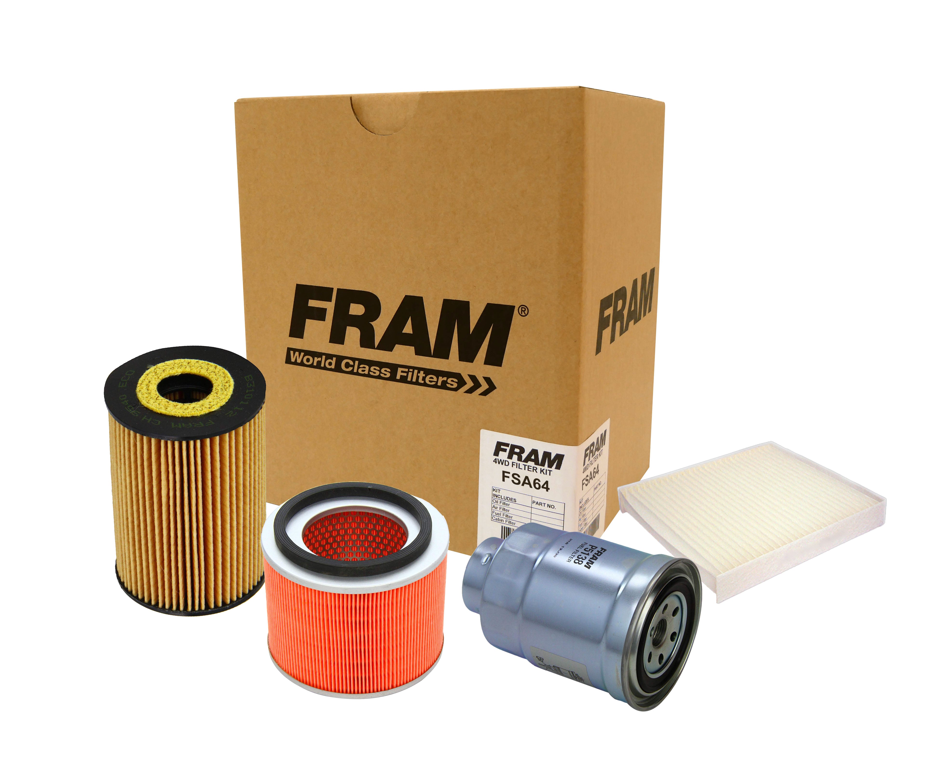 FRAM 4wd Filter Kit for Nissan Patrol GU ZD30 DI 3.0ltr | FRAM