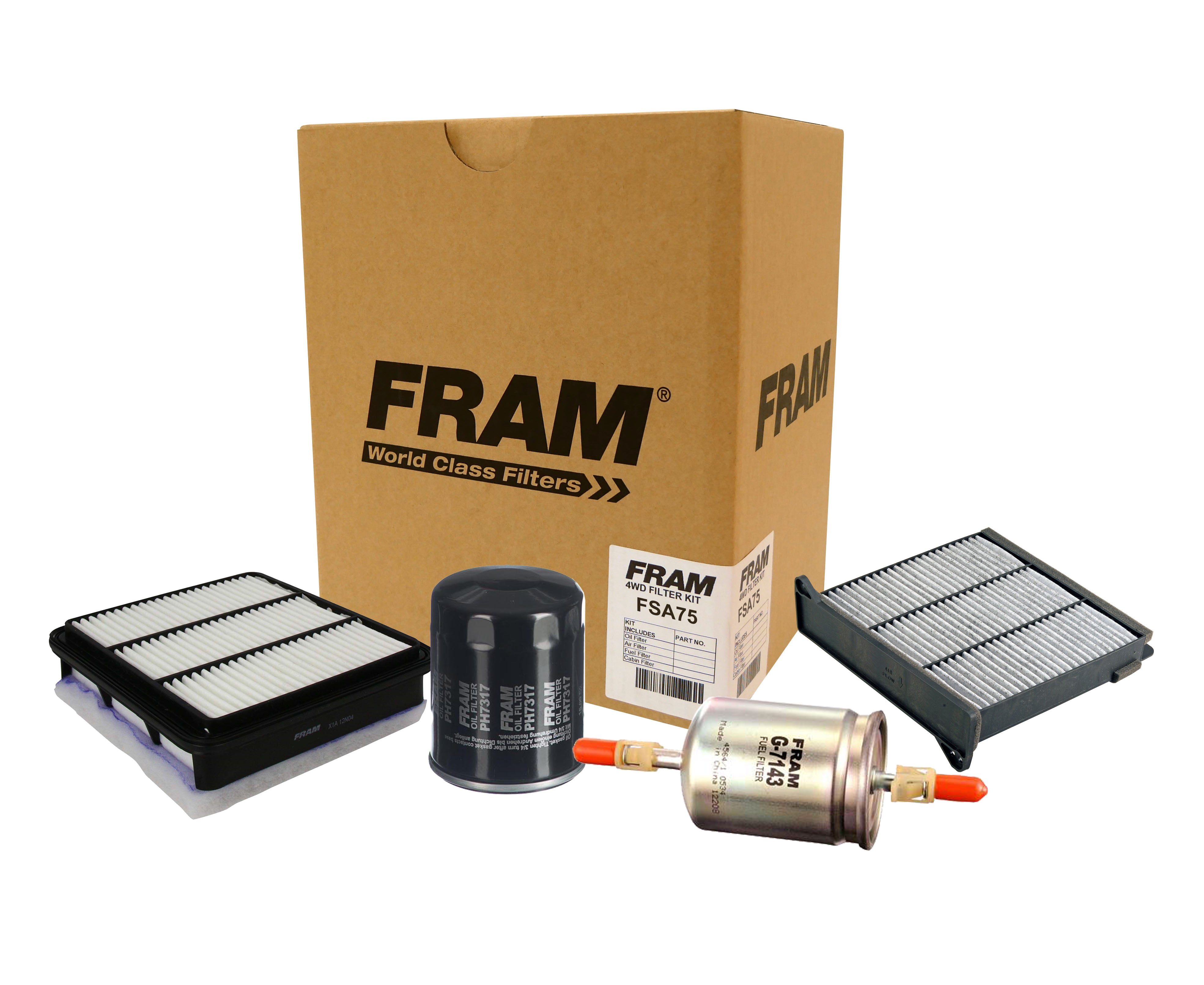 FRAM 4wd Filter Kit for Mitsubishi Triton ML / MN 2.4L | FRAM